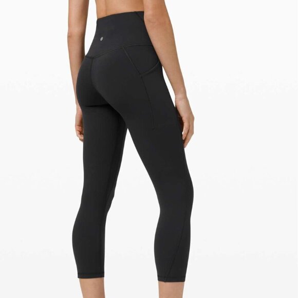 Lululemon Align High Rise Crop with Pockets 23" Black - Picture 5 of 5